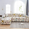 Printed Stretch Sofa Cover for L-Shaped and Corner Sofas