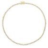 Heart Tennis Jewelry Set with Geometric Bezel