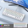 Compact 61-Key Mechanical Gaming Keyboard with RGB Backlighting