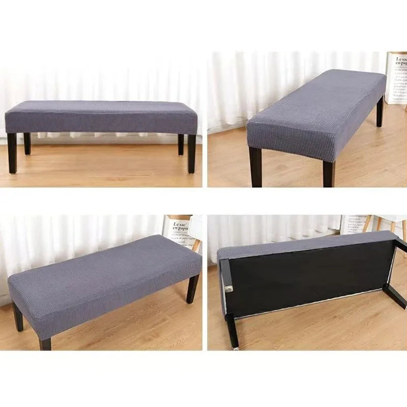 Stretchable Bench Seat Cover – Washable Dust-Proof Furniture Protector