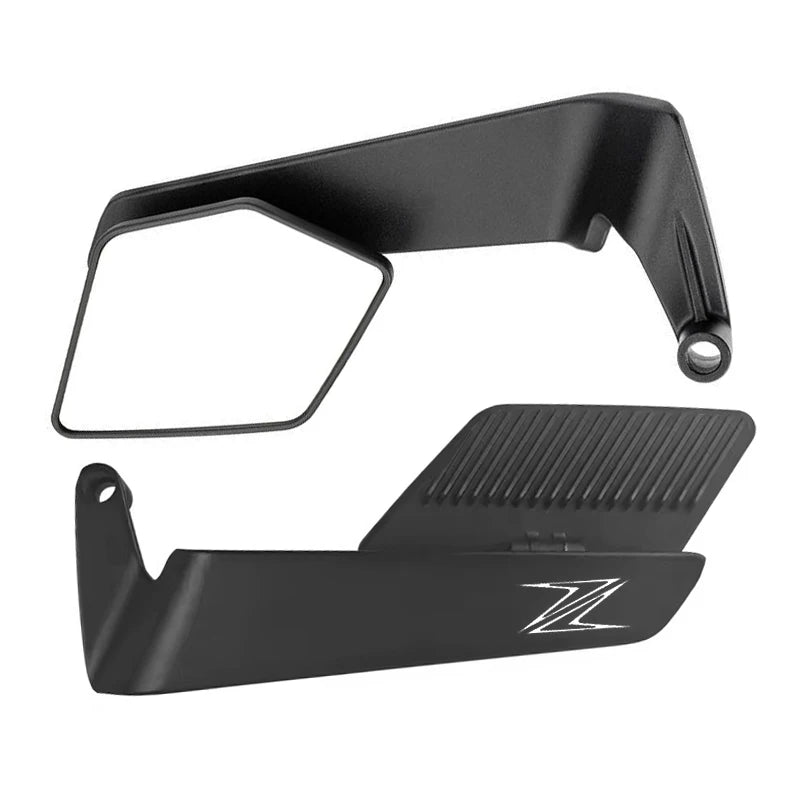 Universal Motorcycle Side Mirrors with Adjustable Winglets