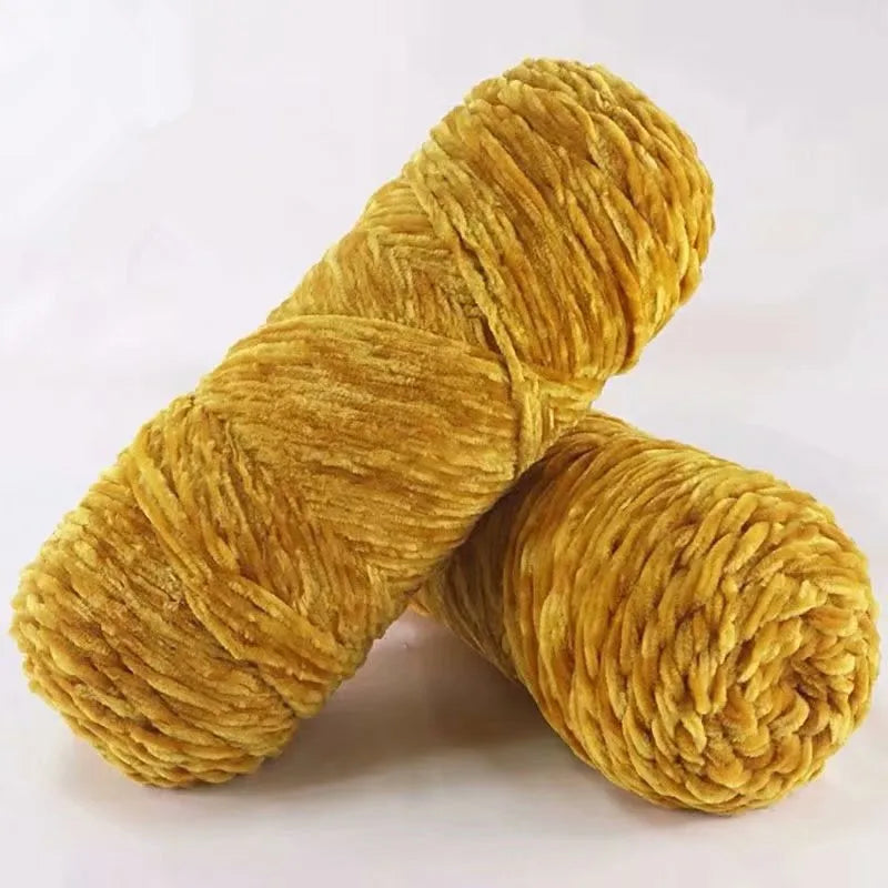 Soft Chenille Yarn for Knitting and Crochet