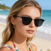 Vintage Square Metal Frame Sunglasses