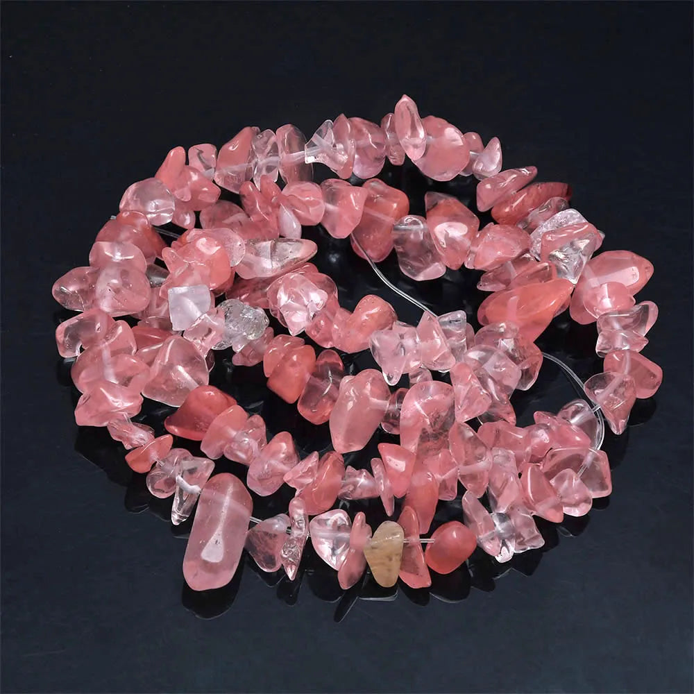 Natural Stone Beads Strand for Jewelry Making – Irregular Crystal Agate Chips