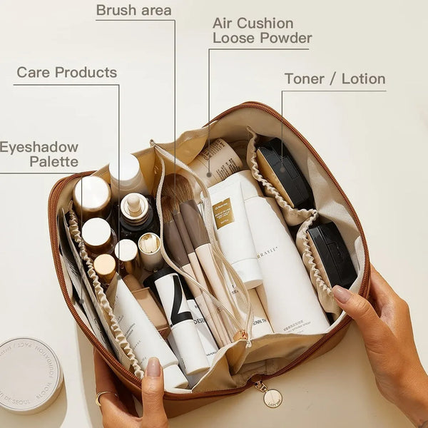 Large-Capacity Waterproof Cosmetic Organizer Bag