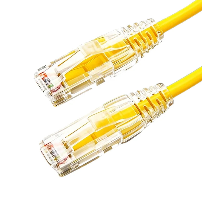 Slim Cat6A Ethernet Patch Cables – 28AWG UTP RJ45 (5-Pack)