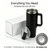 40oz Isolierter Edelstahl-Tumbler mit Deckel