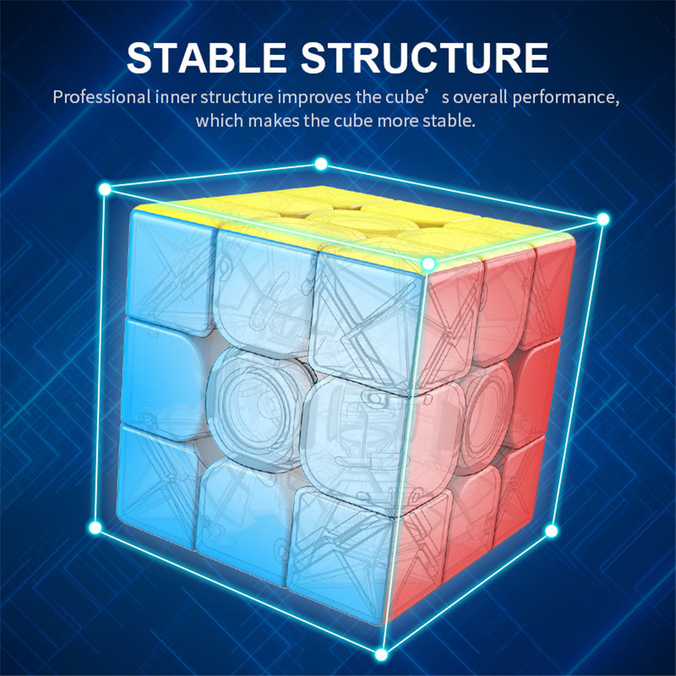 Meilong 3x3 Speed Cube – Stickerless Puzzle for All Ages