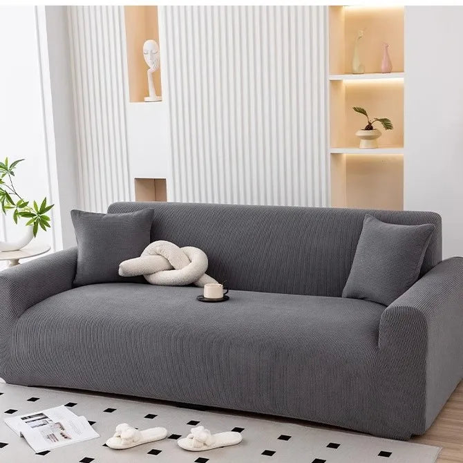 Elastic Stretch Sofa Cover with Non-Slip Backing