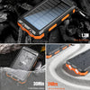 10000mAh Solar Power Bank with Dual USB and USB-C Output