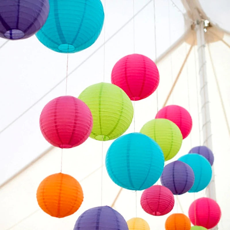 Round Paper Lantern for Festive Decor