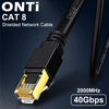 High-Speed Cat8 Ethernet Cable for Gaming and Streaming