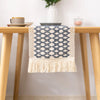 Boho Cotton Tassel Table Runner for Farmhouse & Wedding Decor
