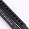 10-Hole Chromatic Harmonica in C - Beginner-Friendly with Carry Case
