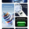 Portable High-Speed Rechargeable Handheld Fan with LED Display