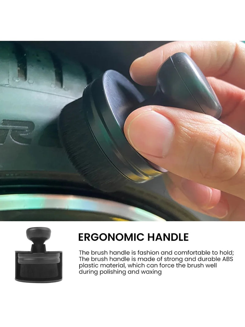 Ergonomischer Reifenglanz-Auftragpinsel mit Aufbewahrungsetui