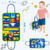Montessori Busy Board – Dinosaur-Themed Sensory Learning Toy for Toddlers
