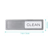 Clean/Dirty Dishwasher Magnet Sign – Stainless Steel, Easy-Slide Indicator