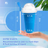 Portable DIY Slushy Maker Cup with Lid and Straw
