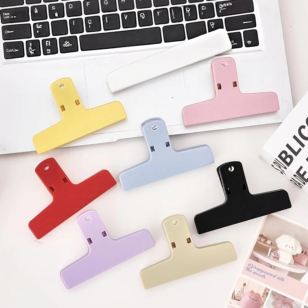 Pastel Grip Document Clips