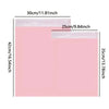 Pink self-adhesive waterproof mailing bags shown with dimensions 30cm by 42cm.