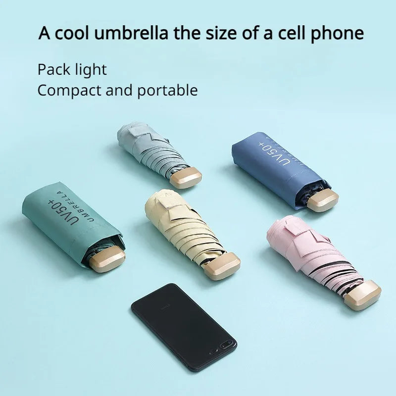 Ultra-Light Compact UV Protection Folding Umbrella
