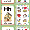 Alphabet Flash Cards for Early Learning & Montessori Education