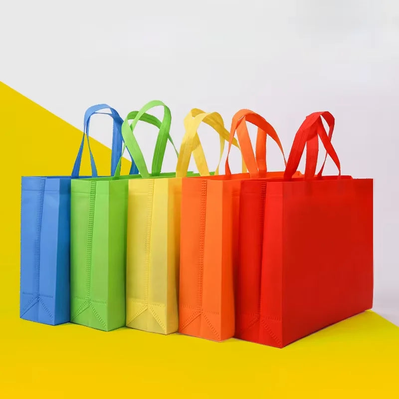 Eco-Friendly Non-Woven Tote Bag (10-Pack)