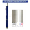 4-in-1 Gravity-Switch Metal Pen with Ballpoint and Mechanical Pencil