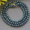 Peacock-Black Freshwater Pearl Necklace