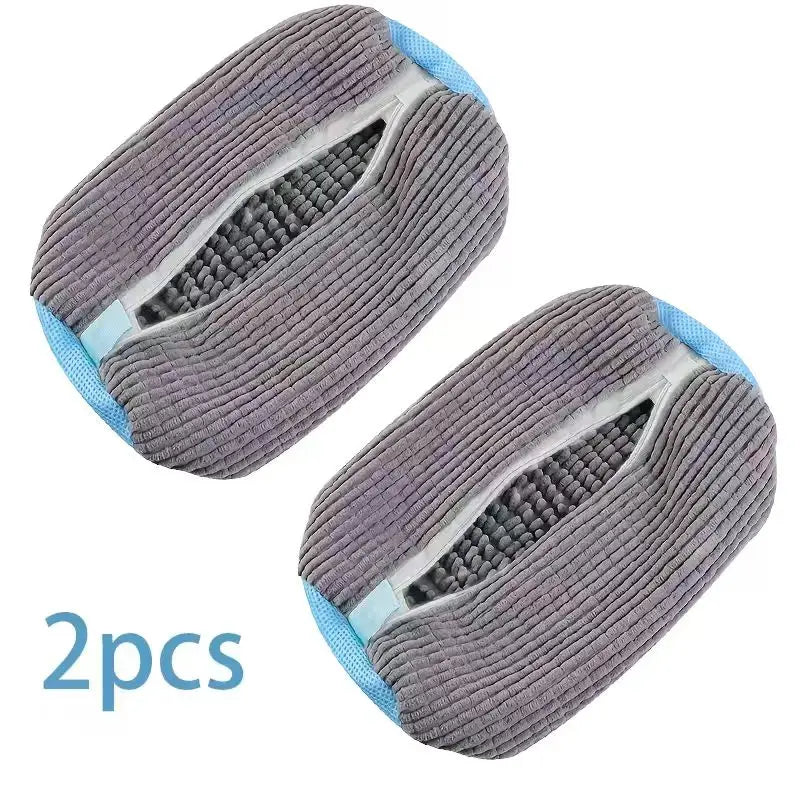 Reusable Shoe Wash Bag with Secure Zip Closure
