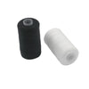 Premium Polyester Sewing Thread Set - 2 Spools of 500M in Black and White