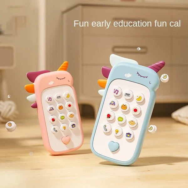 Interactive Baby Phone Toy with Teether and Sounds