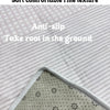 Close-up view of a green car-shaped non-slip play rug with a fine texture and thickened encryption.