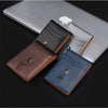 Slim PU Leather Bifold Wallet with Card Holder