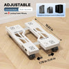 حامل جهاز كمبيوتر محمول قابل للتعديل مع عجلات