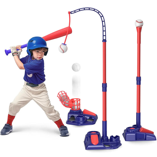 3-in-1 Kids Baseball Practice Set