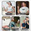 A collection of images showing a portable USB mini handheld fan used for motion, leisure, outdoors, and shopping.