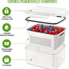 Contenedor de Almacenamiento para Frutas y Verduras con Colador Extraíble