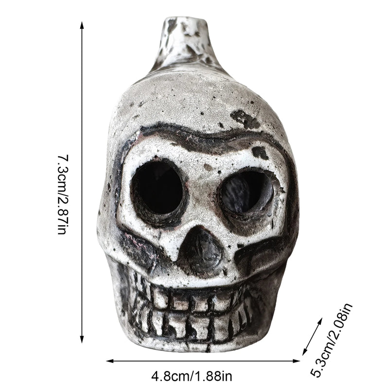 Silbato de la Muerte Azteca - Sonido Aterrador y Diseño de Calavera
