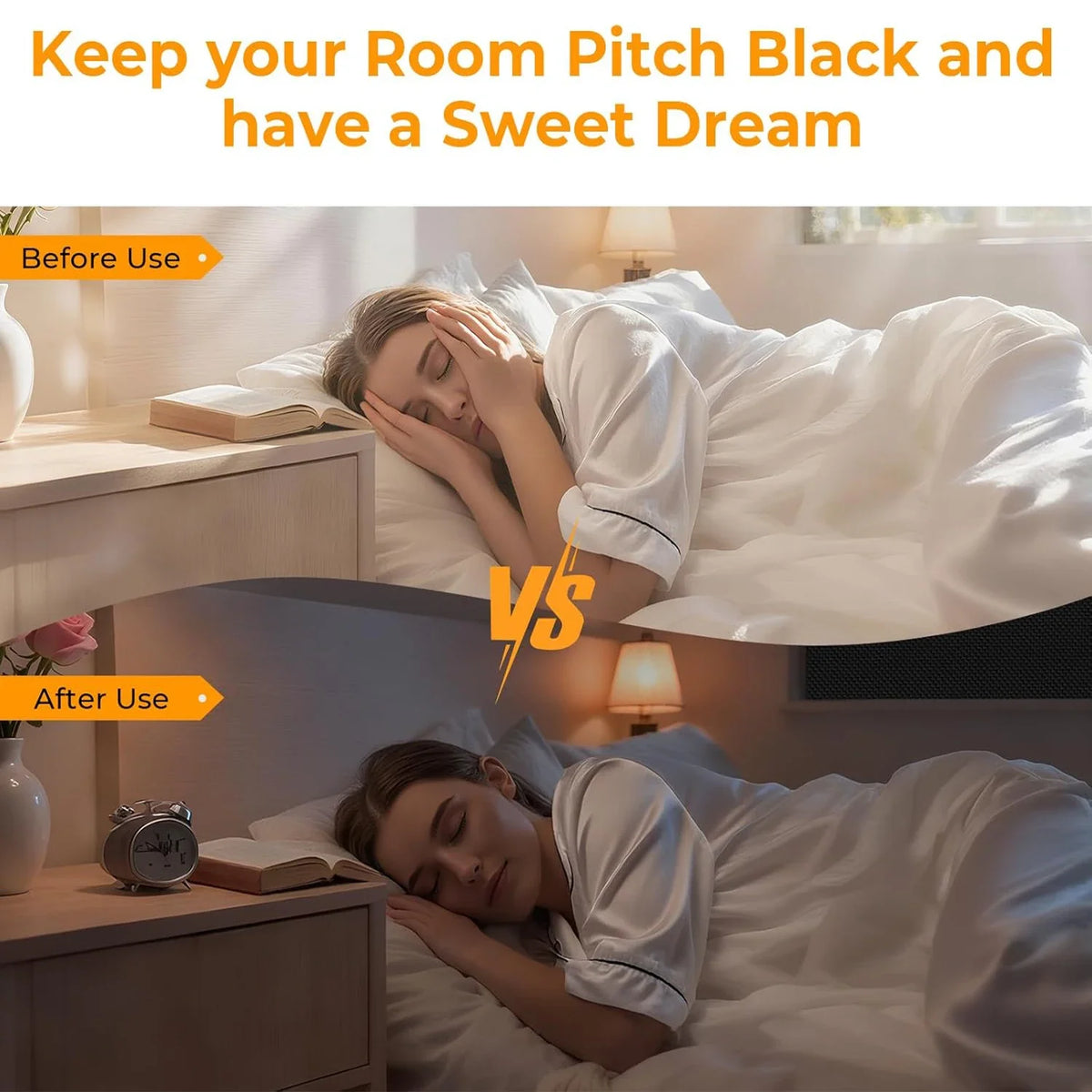 No-Drill Self-Adhesive Blackout Curtain