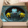 Halloween Clown Doormat for Entryway Decor