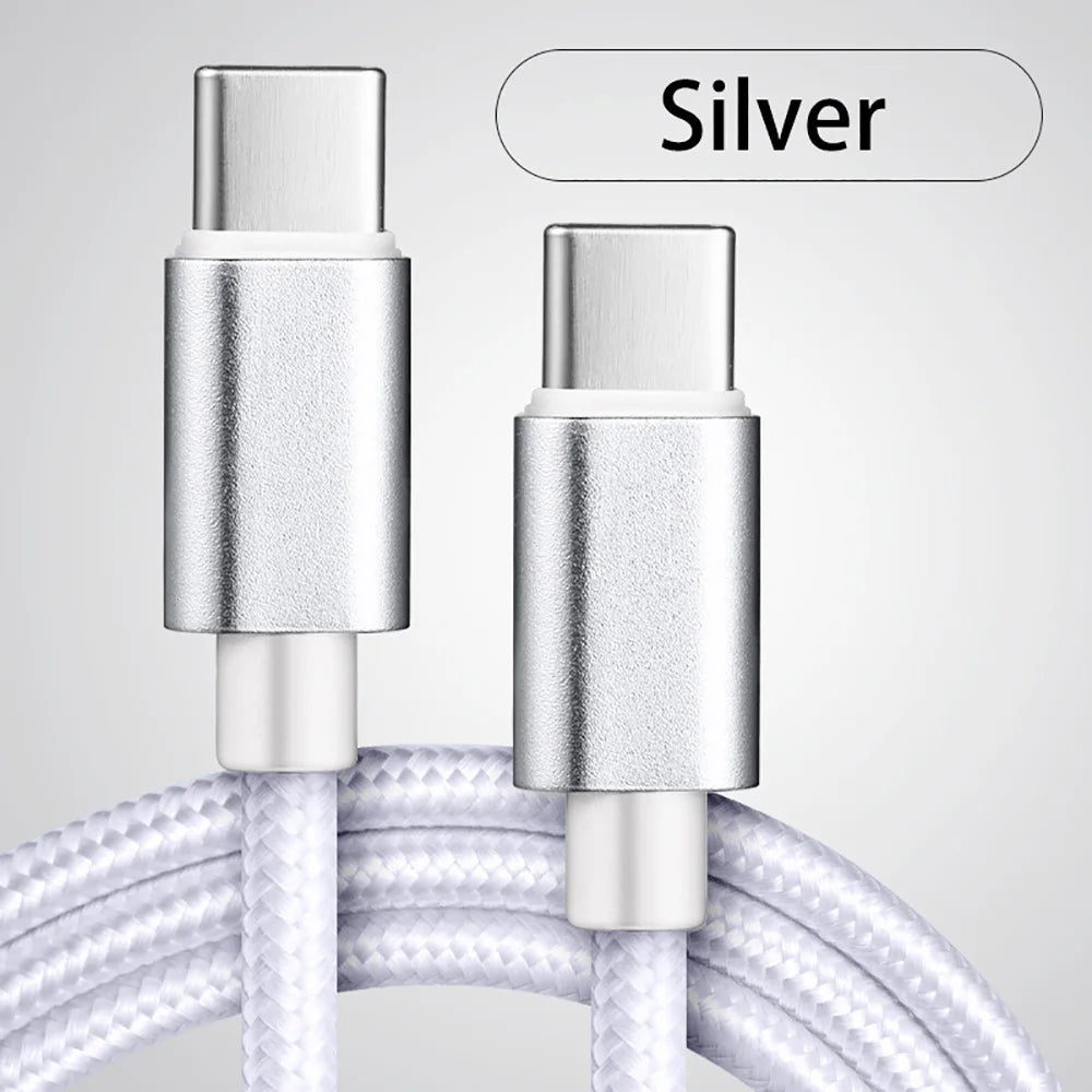 USB-C Fast Charging Cable with Nylon Braided Durability