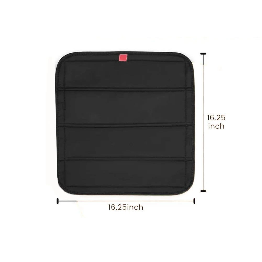 Black foldable RV skylight sunshade with reflective insulation