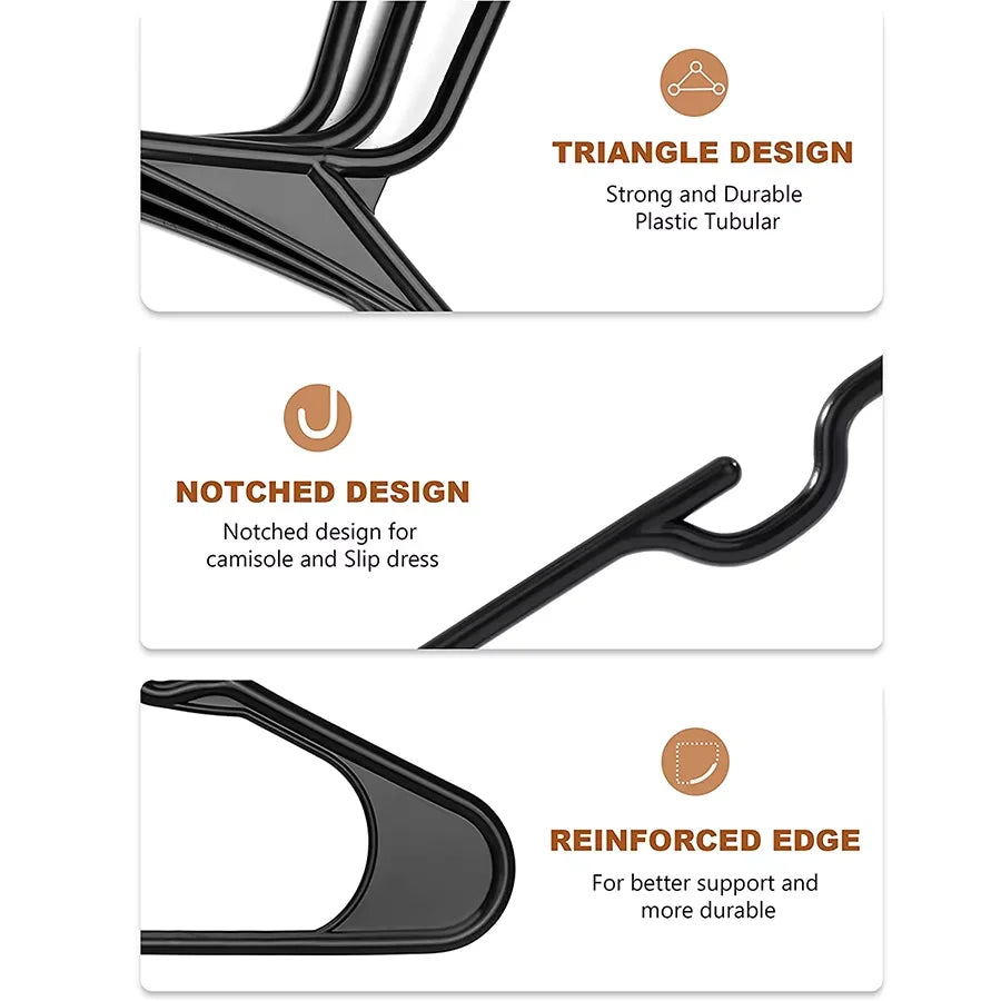 Non-Slip Shoulder Hangers for Everyday Wardrobe Organization