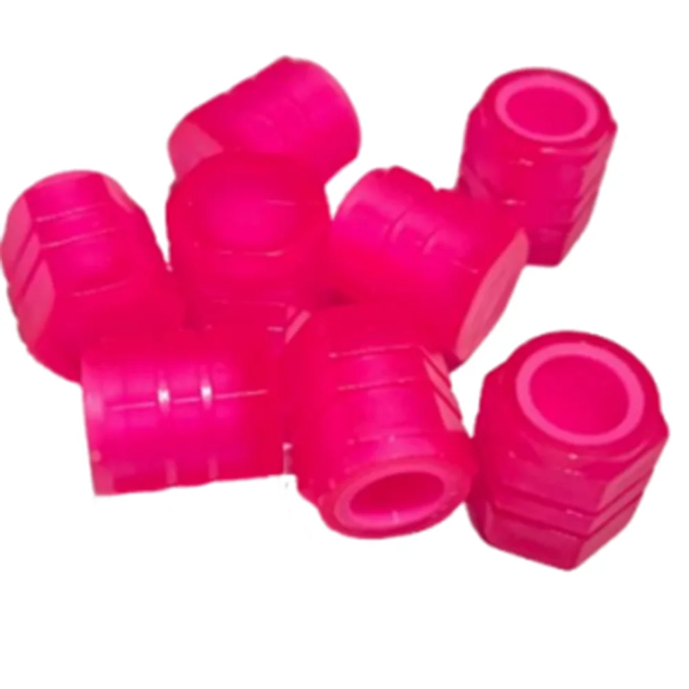 Glow-in-the-Dark Tire Valve Caps (8-Pack)