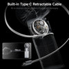 Portable Ice-Cooling Handheld Fan with Flexible Neck