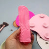 Silicone Makeup Brush Cleaning Mat with Textured Surface