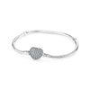925 Sterling Silver Heart Charm Bracelet