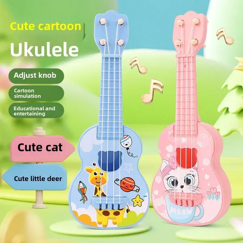 Mini Playable Ukulele Toy Guitar for Kids